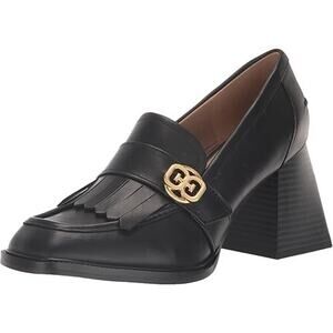 Sam Edelman Women's Quinly Heeled Loafers, Black, Size 10M